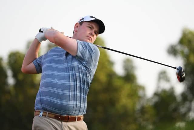 Robert MacIntyre during the Abu Dhabi HSBC Golf Championship. Picture: Ross Kinnaird/Getty