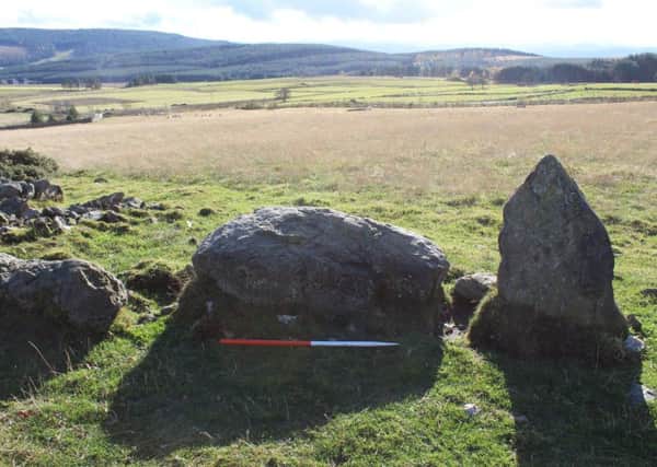 These stones were not placed by the people of the Bronze Age but the Britpop Era (Picture: Aberdeenshire Council/PA)
