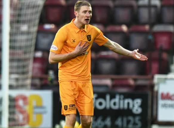 Chris Erskine made his Livingston debut when he was introduced as a second-half substitute in the Scottish Cup defeat by Hearts. Picture: Ross Parker/SNS