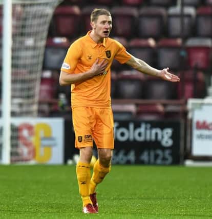 Chris Erskine made his Livingston debut when he was introduced as a second-half substitute in the Scottish Cup defeat by Hearts. Picture: Ross Parker/SNS