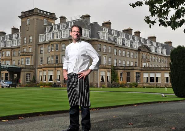 Chef Andrew Fairlie at the Gleneagles Hotel. Picture  Robert Perry