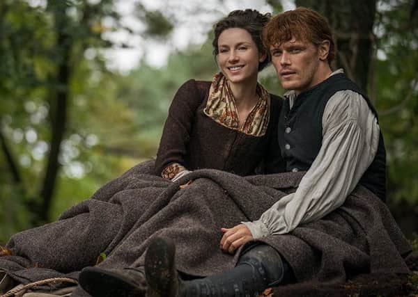 Claire and Jamie Fraser have settled into a new life at Fraser's Ridge. Picture: Outlander/STARZ