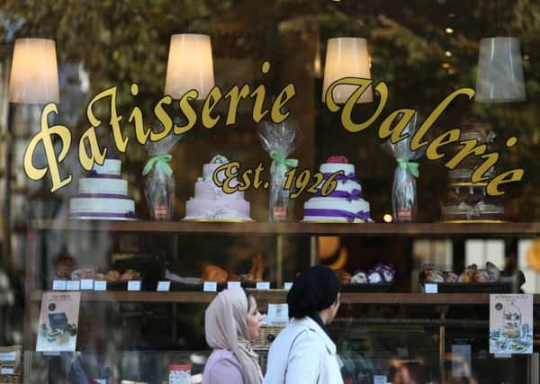 Three Patisserie Valerie outlets in Glasgow and one in Edinburgh are among the UK closures. Picture: Reuters/Simon Dawson