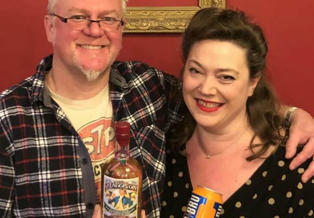 Simon and Debbie Rutherford of Rutherfords Micropub in Kelso