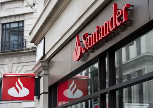 Santander is to close 140 branches in the UK, putting more than 1,200 jobs at risk, following a slump in the number of transactions it handles. (Picture: Laura Lean/PA)
