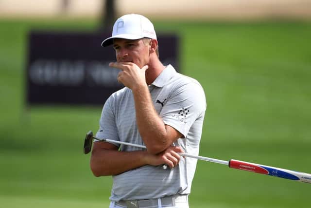American world No 5 Bryson DeChambeau is playing in this week's Omega Dubai Desert Classic. Picture: Ross Kinnaird/Getty Images