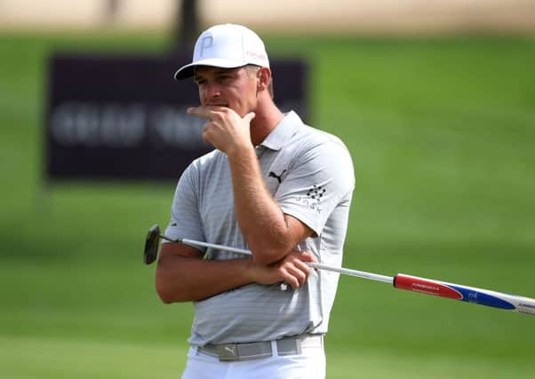 American world No 5 Bryson DeChambeau is playing in this week's Omega Dubai Desert Classic. Picture: Ross Kinnaird/Getty Images