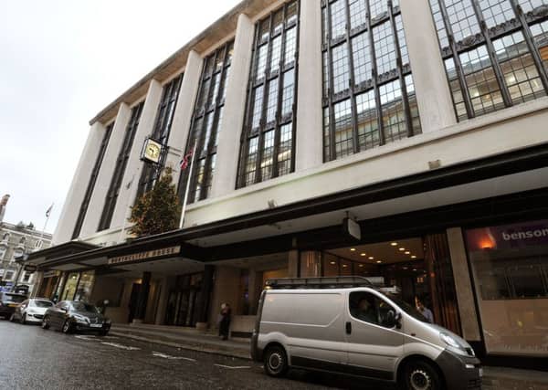 The Daily Mail headquarters on Derry Street in London