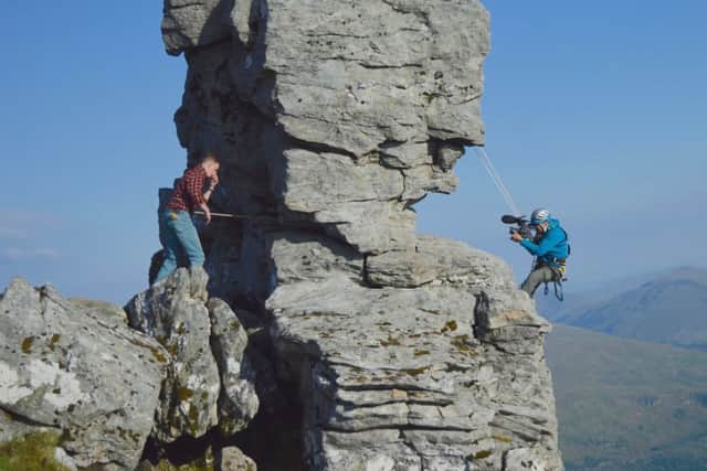 Filming takes place for Final Ascent, screening at the Glasgow Film Festival