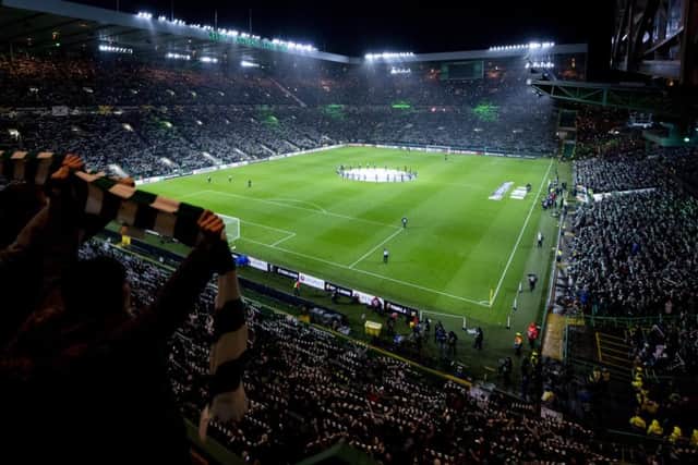 A packed Celtic Park for a Europa league group match against RB Leipzig. Picture: SNS Group