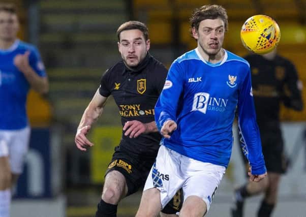Murray Davidson scored the only goal as St Johnstone edged out Livingston. Picture: SNS Group
