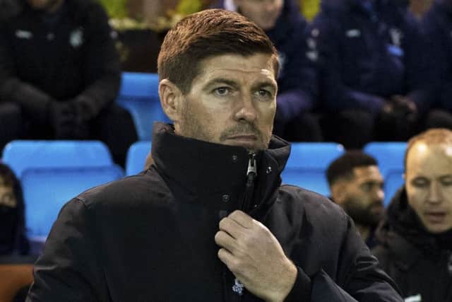 Steven Gerrard bemoaned his side's defeat to Kilmarnock. Picture: SNS Group