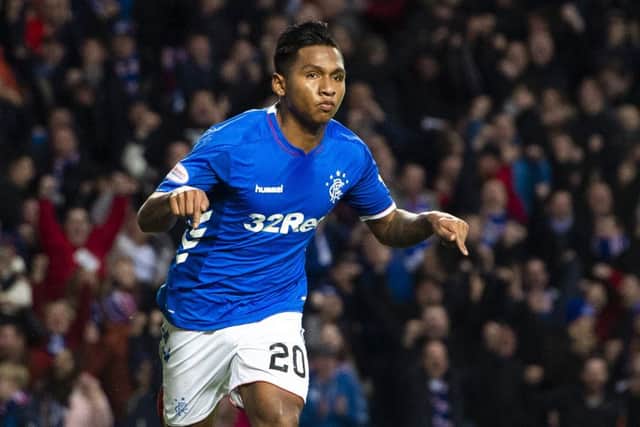 The Rangers striker has 12 goals and a 38.24 per cent accuracy rate.