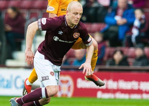 Hearts' Steven Naismith in action. Picture: Ross Parker/SNS