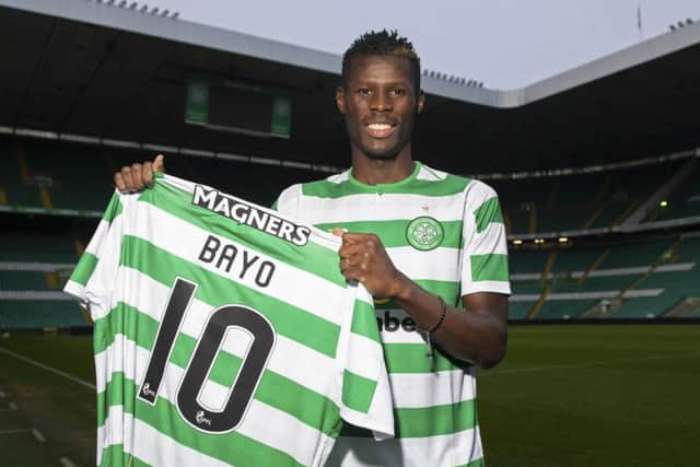 Vakoun Issouf Bayoh has been warmly welcomed by Celtic fans. Picture: SNS.