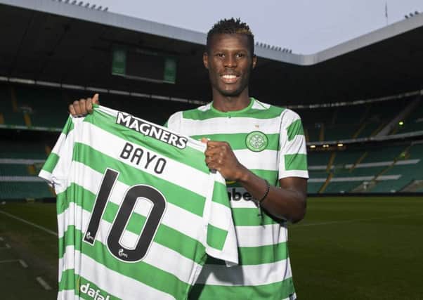 Vakoun Issouf Bayoh has been warmly welcomed by Celtic fans. Picture: SNS.
