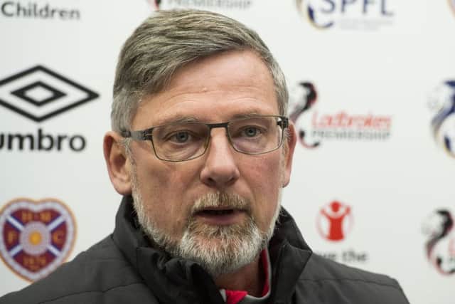 Hearts manager Craig Levein