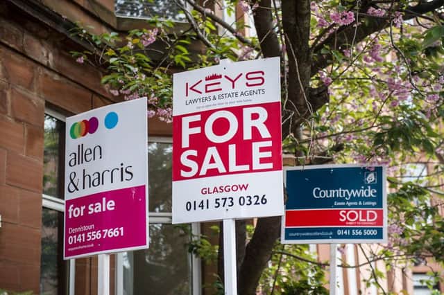 The average price of a home in Scotland has risen by just 17 per cent since the financial crisis. Picture: John Devlin