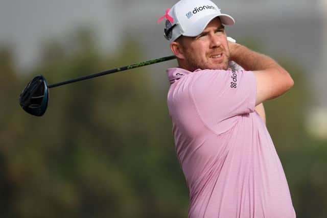 Richie Ramsay signed for a five-under-par 67 in the third round of the Omega Dubai Desert Classic to move into the top 30. Picture: Ross Kinnaird/Getty Images