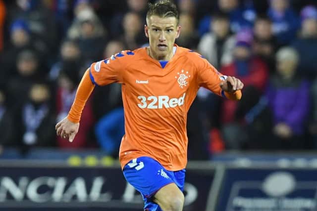 Steven Davis in action for Rangers. Pic: SNS/Craig Foy