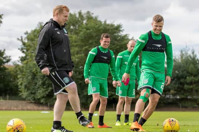 The relationship between Neil Lennon with Florian Kamberi deteriorated. Picture: SNS