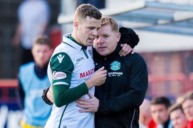 Hibs manager Neil Lennon is understood to have singled out Swiss striker Florian Kamberi for severe criticism. Picture: Ross Parker/SNS
