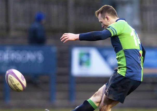 Gavin Parker converts. Pic: SNS/SRU/Graham Stuart