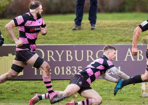 Ayr's Paddy Dewhirst in action. Pic: SNS/SRU/Ross Parker