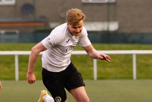 Blair Henderson for Edinburgh City.
