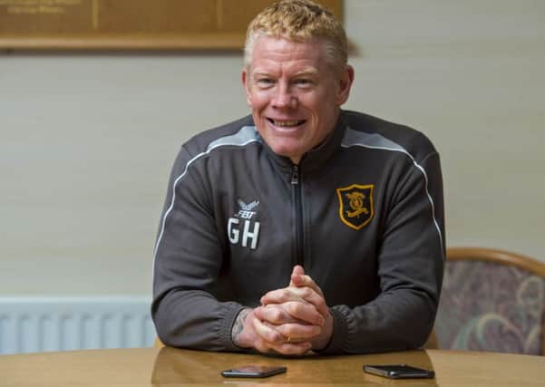 Livingston manager, Gary Holt. Pic: SNS
