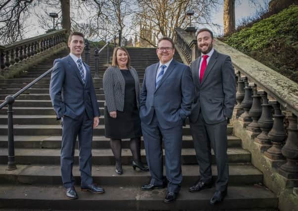 From left: Paragon's Paul Lafferty, Elaine McKail, David Philip and Jamie March. Picture: Chris Watt
