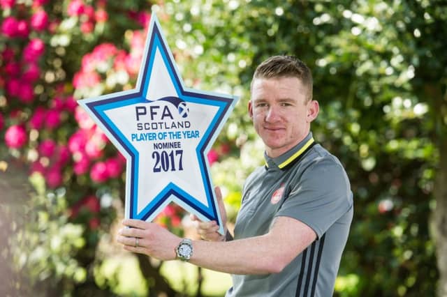 Jonny Hayes was nominated for the
PFA Scotland Premiership Player of the Year in 2017 before his summer move to Celtic. Picture: John Devlin