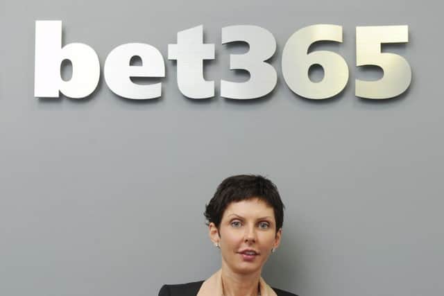 Denise Coates, pictured, is CEO of online bookmakers Bet365.