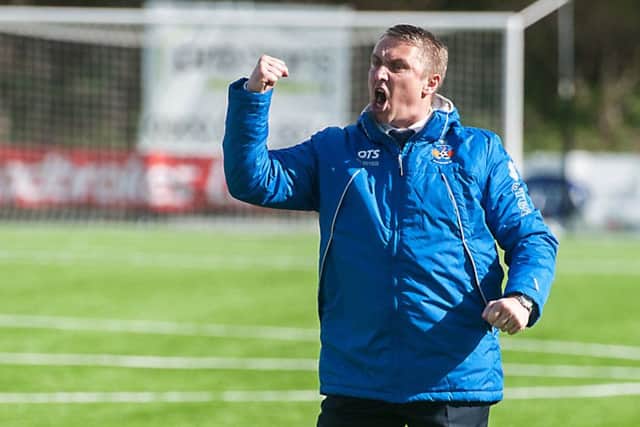 Lee Clark managed to save Kilmarnock from relegation in 2016. Picture: John Devlin