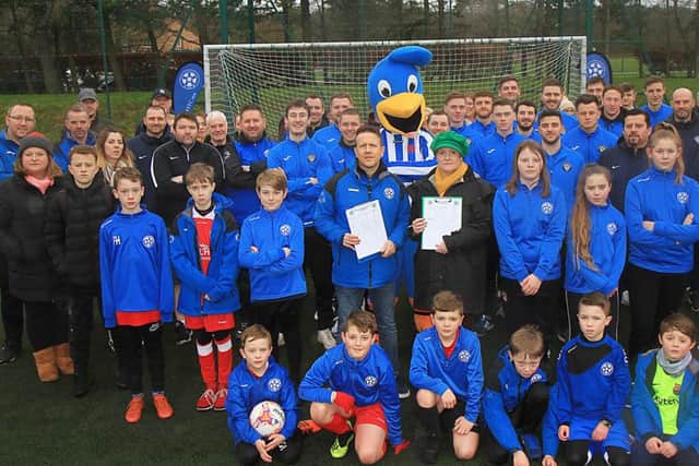 Penicuik Athletic Youth Football Club are petitioning Midlothian Council to relay the astroturf as current one has been graded poor