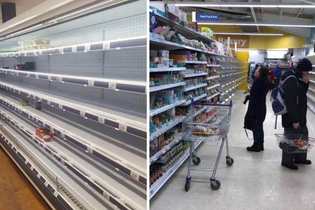 Customers could experience empty supermarket shelves in the wake of a no-deal Brexit, the BRC warned,