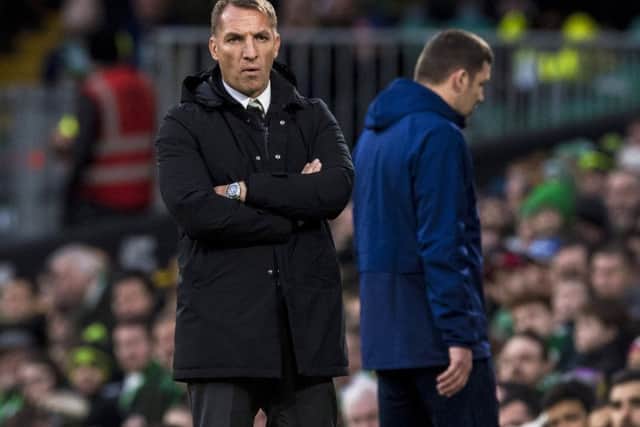 Celtic manager Brendan Rodgers is expected to reveal the extent of Filip Benkovic's injury. Picture: SNS/Alan Harvey