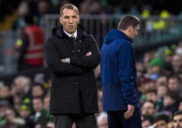 Celtic manager Brendan Rodgers is expected to reveal the extent of Filip Benkovic's injury. Picture: SNS/Alan Harvey
