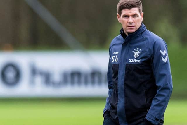 Steven Gerrard gave an update on several players. Picture: SNS Group