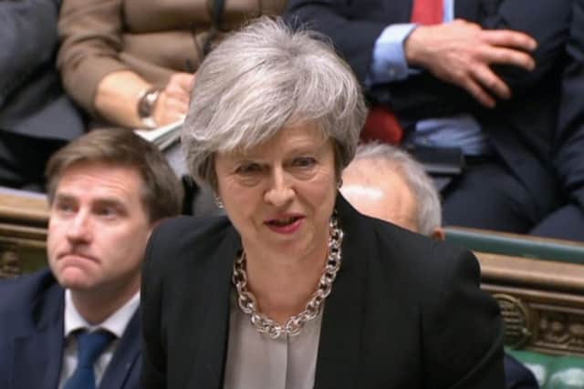 Theresa May asks for support from Parliament before the series		of votes on backbench and opposition proposals for Plan B began. Picture: Getty