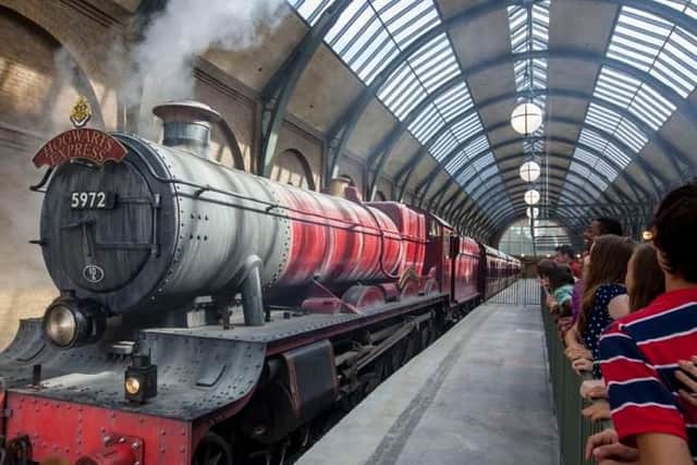 Hogwarts Express at King's Cross Station, bound for Hogsmeade. Picture: Universal Studios Orlando
