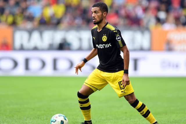 Borussia Dortmund defender Jeremy Toljan has been linked with Celtic. Picture: Christof Stache/AFP/Getty Images