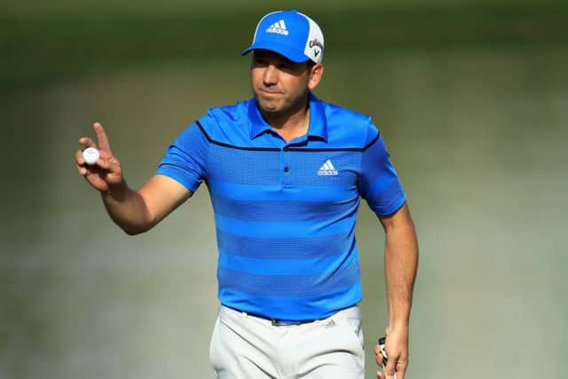 Sergio Garcia at the Dubai Desert Classic. Picture: Andrew Redington/Getty
