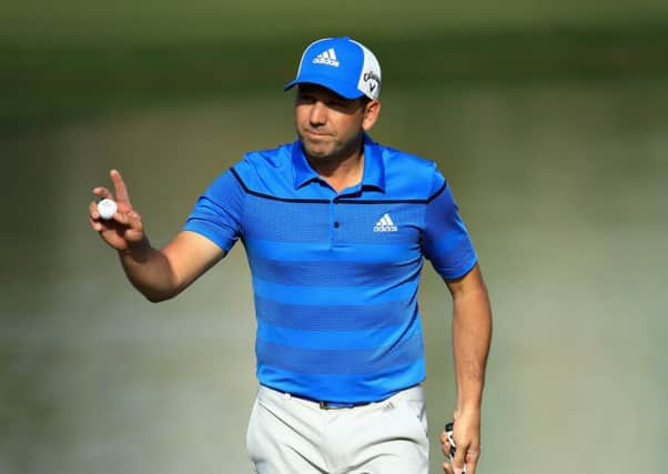 Sergio Garcia at the Dubai Desert Classic. Picture: Andrew Redington/Getty