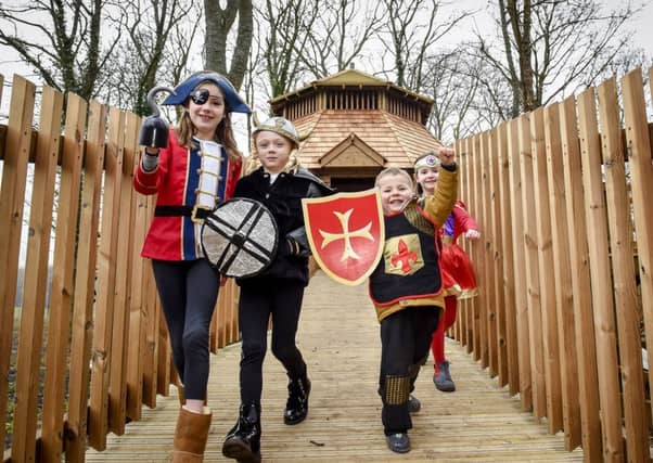 Dalkeith Country Park's Sky Maze at Fort Douglas, opening this Saturday.