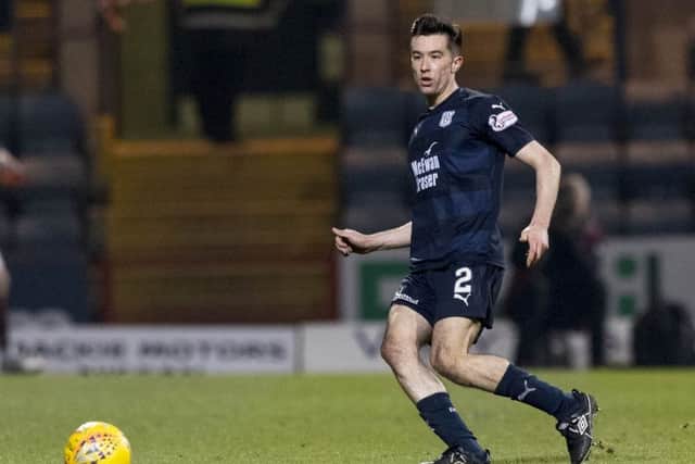 19/01/19 WILLIAM HILL SCOTTISH CUP 4TH ROUND
DUNDEE v QUEEN OF THE SOUTH (1-1)
DENS PARK - DUNDEE
Cammy Kerr in action for Dundee.