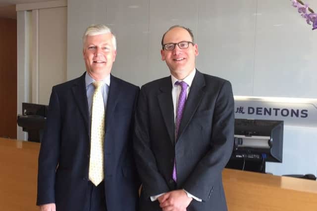 Senior partner Kenneth Shand (left) with UK and Middle East chief executive Jeremy Cohen. Picture: Contributed