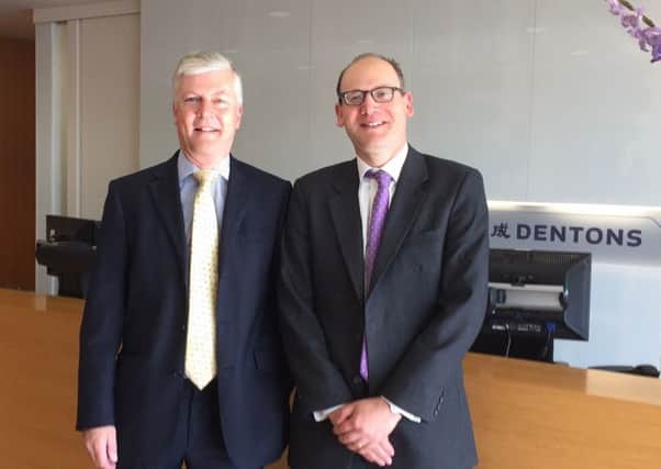 Senior partner Kenneth Shand (left) with UK and Middle East chief executive Jeremy Cohen. Picture: Contributed