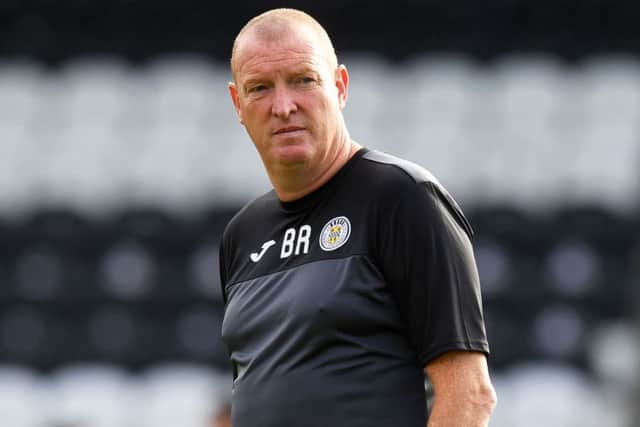 Brian Rice has been coaching at St Mirren this season. Picture: SNS