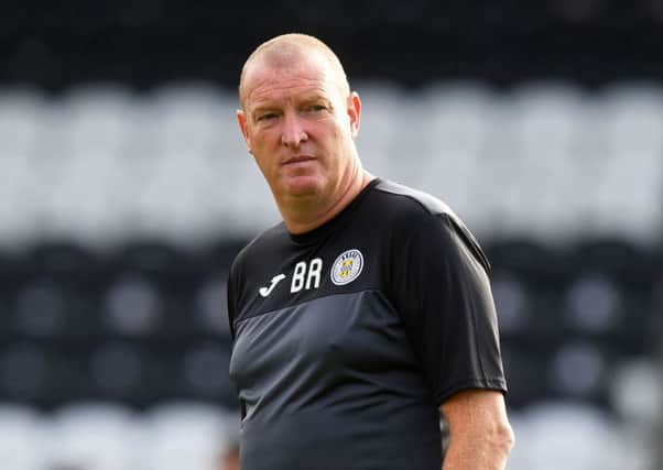 Brian Rice has been coaching at St Mirren this season. Picture: SNS